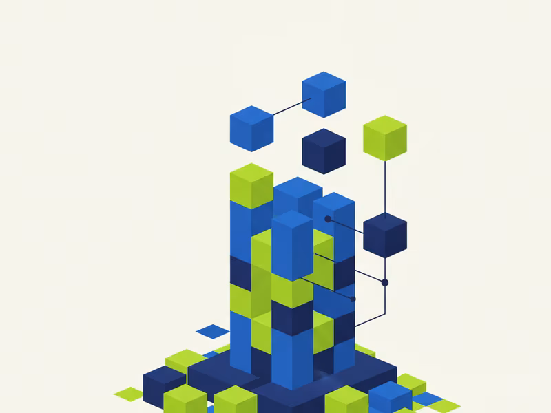Sandbox and building illustration