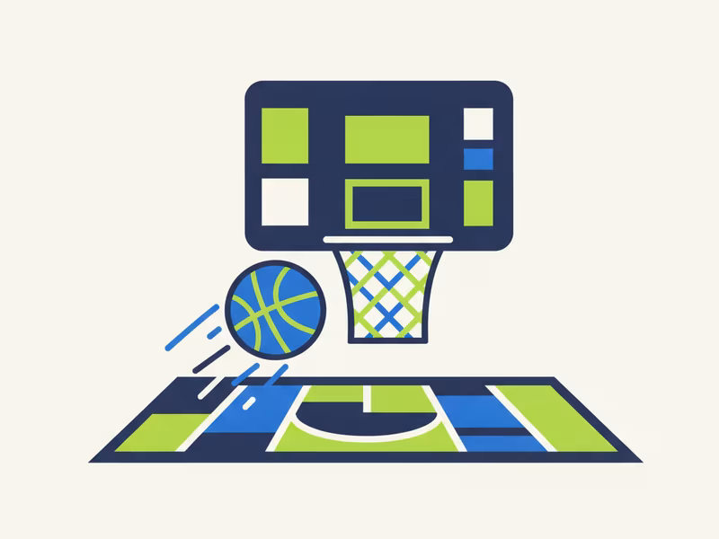 Party sports illustration
